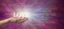 Seek the one word that brings peace Seek the one word that brings peace